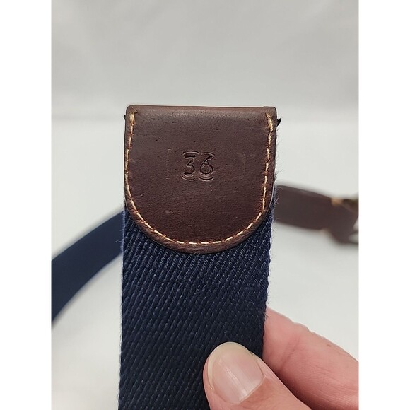 Pendleton Tartan Belt With Leather Accents Size 36 - Picture 8 of 8